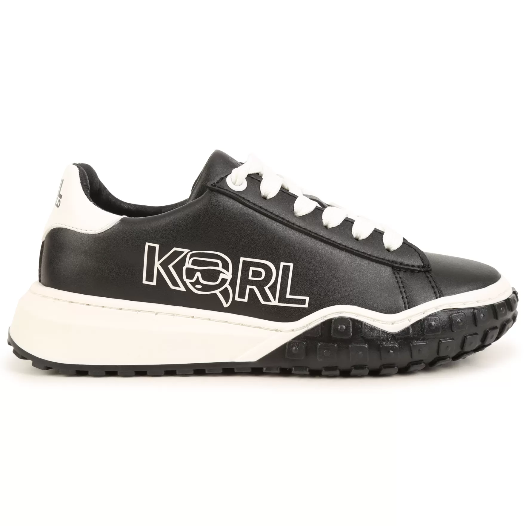 Jongen KARL LAGERFELD KIDS Leren Sneakers Met Veters