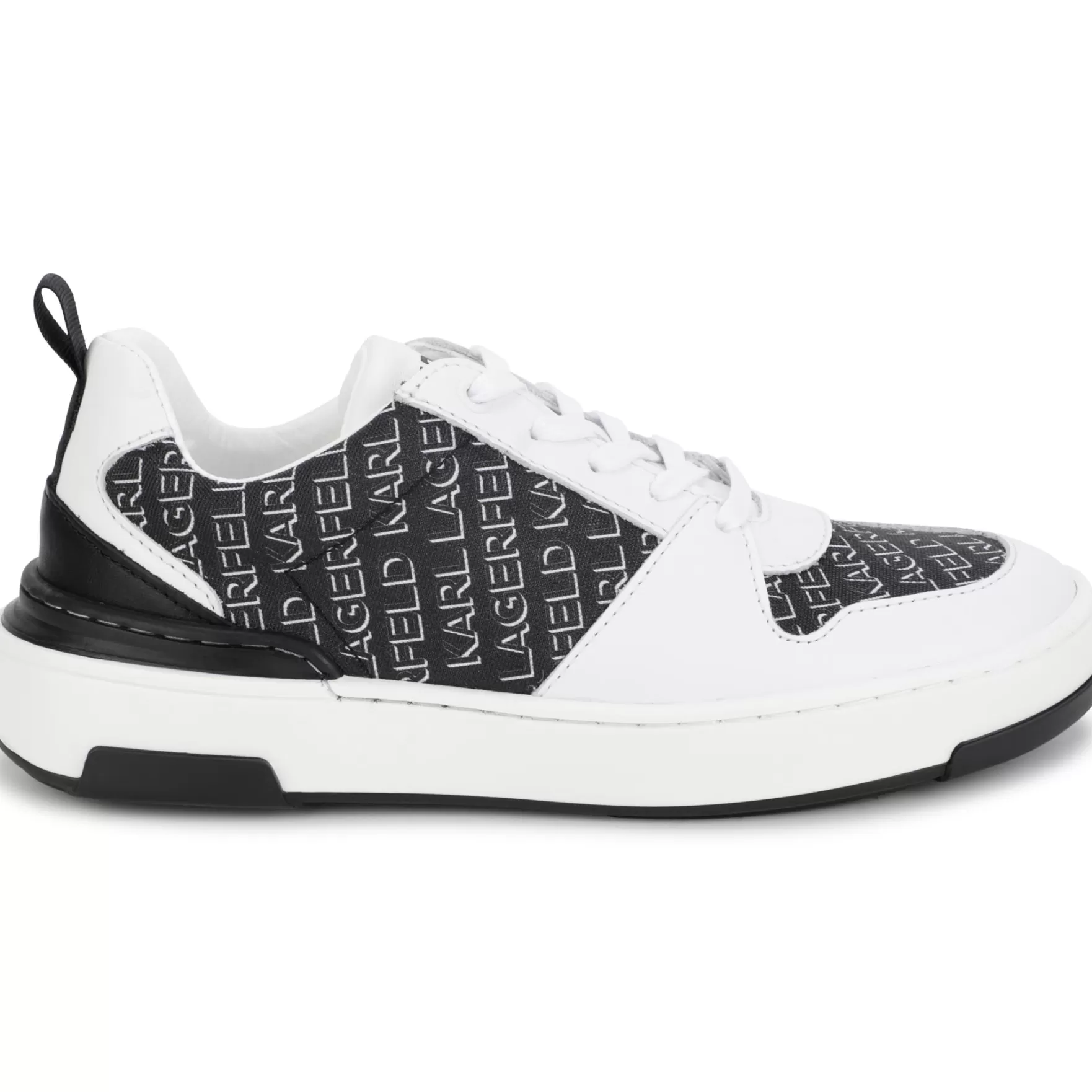 Jongen KARL LAGERFELD KIDS Leren Sneakers Met Veters