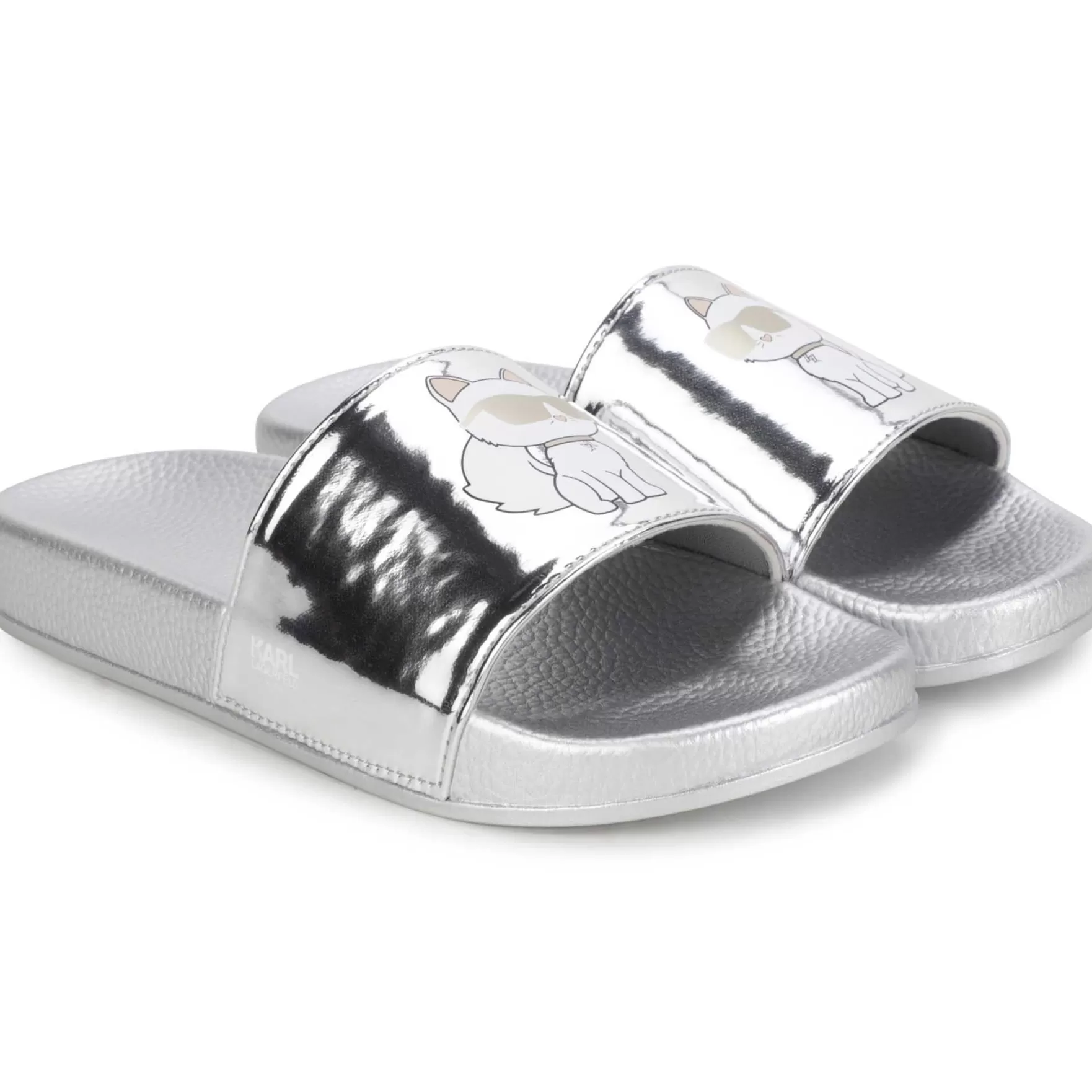 Meisje KARL LAGERFELD KIDS Metallic Slippers