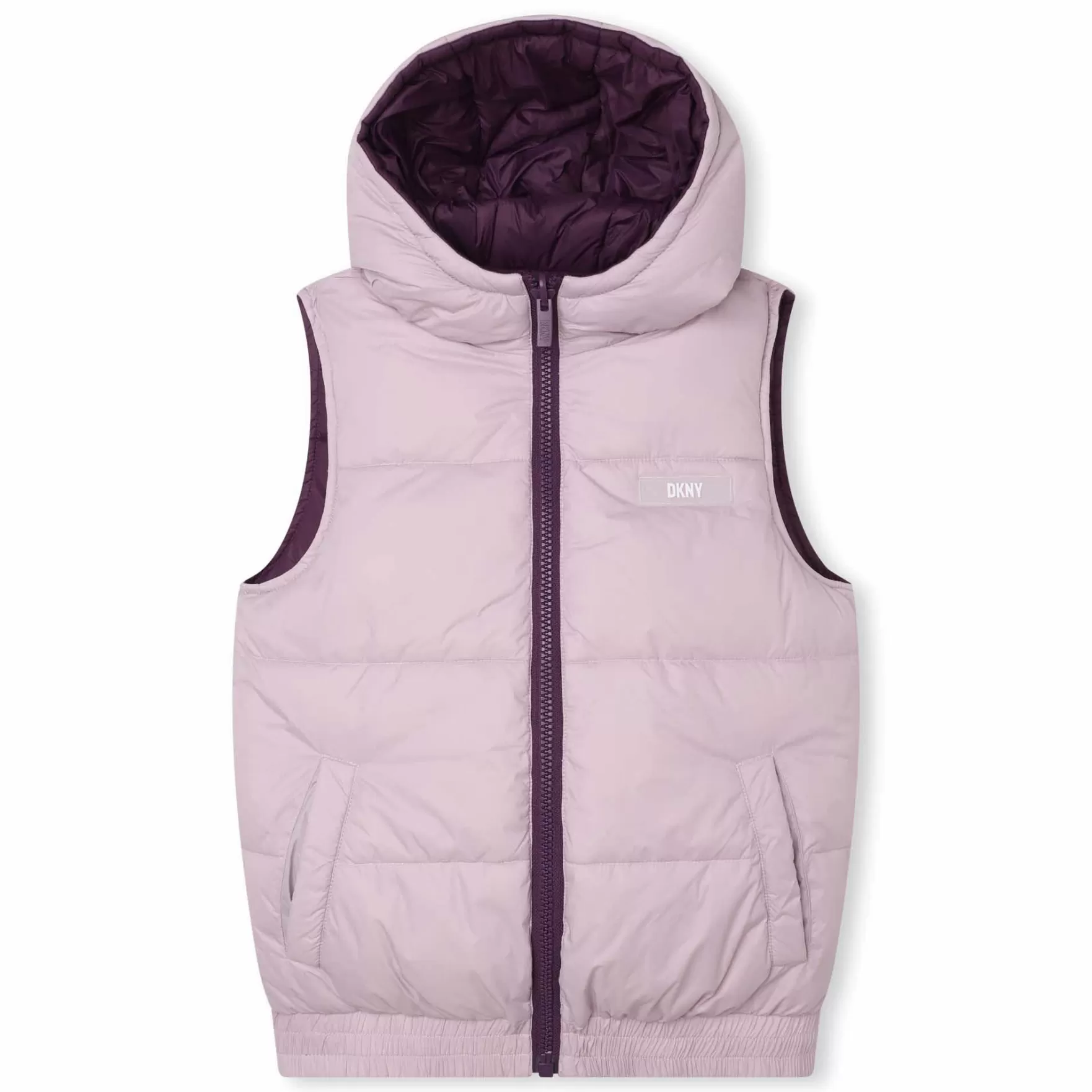 Jongen DKNY Mouwloze Anorak Met Capuchon