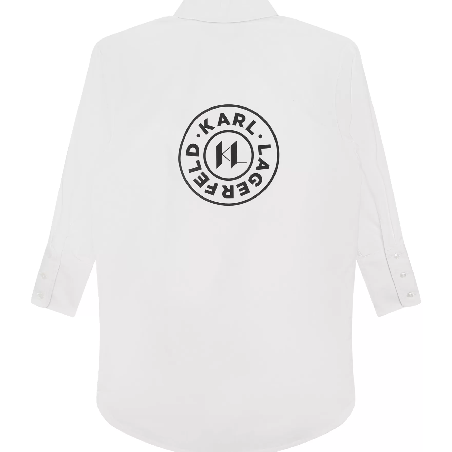 Meisje KARL LAGERFELD KIDS Overhemdjurk Met Logo