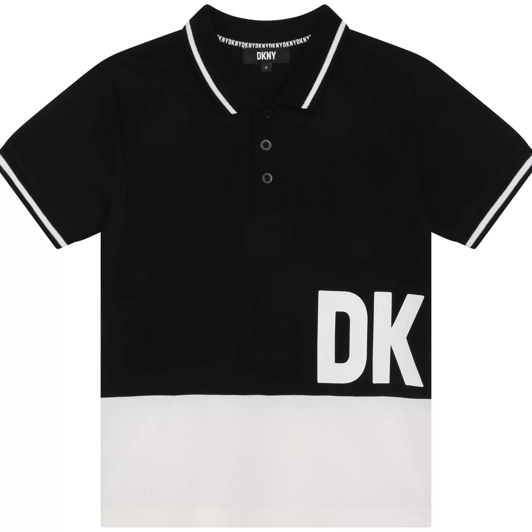 Jongen DKNY Polo Met Gestreepte Randen