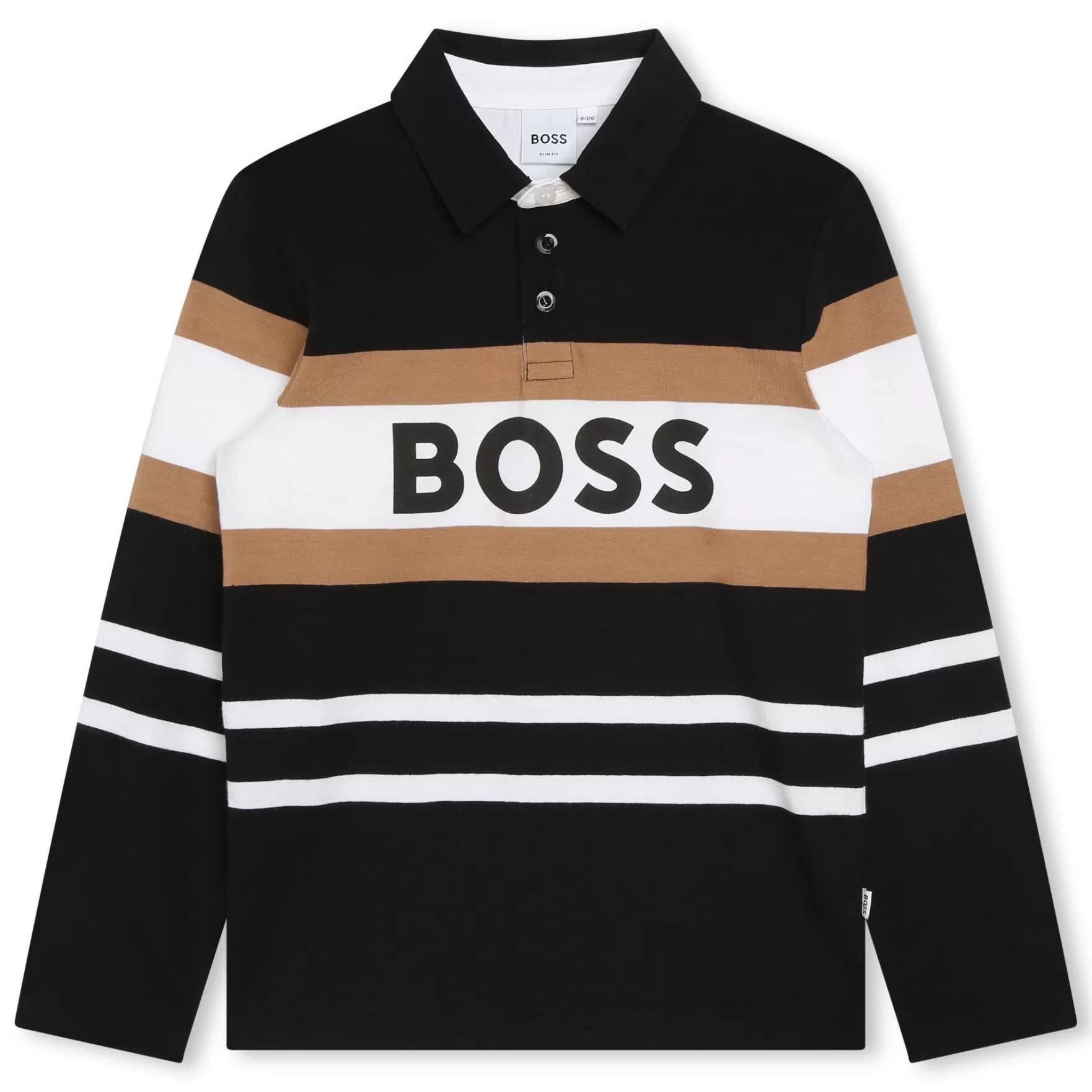 Jongen BOSS Polo Met Lange Mouwen