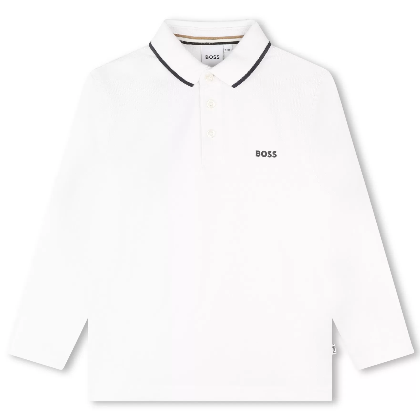 Jongen BOSS Polo Met Lange Mouwen