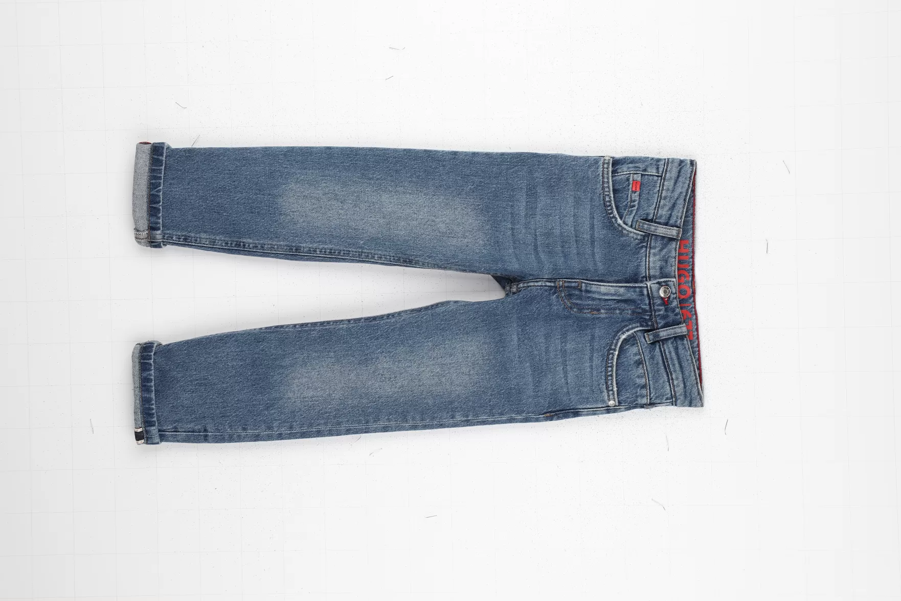 Jongen HUGO Rechte Jeans Met 5 Zakken