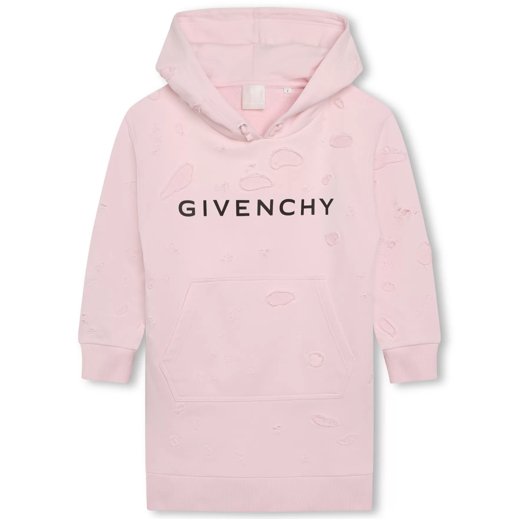 Meisje GIVENCHY Rechte Jurk Geborsteld Fleece