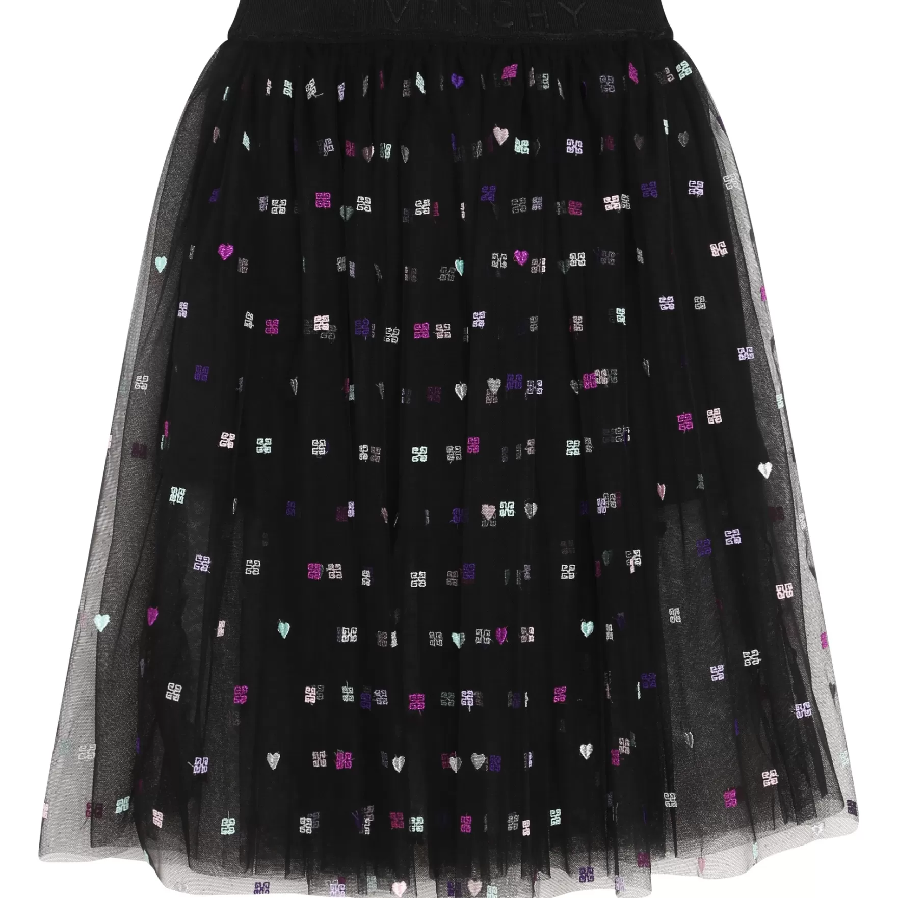 Meisje GIVENCHY Rok Van Tule Met Borduursel