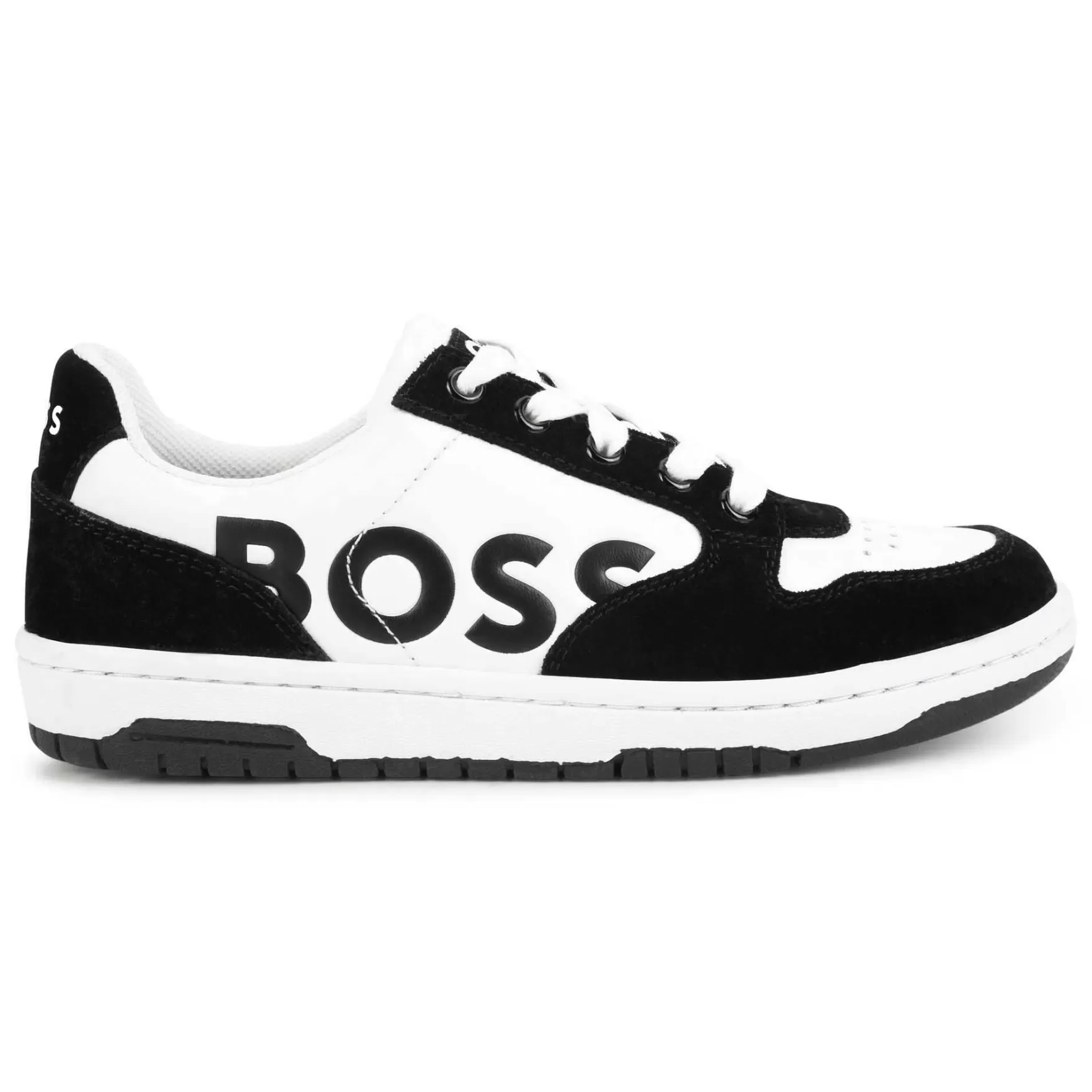 Jongen BOSS Sneakers Met Veters En Logo