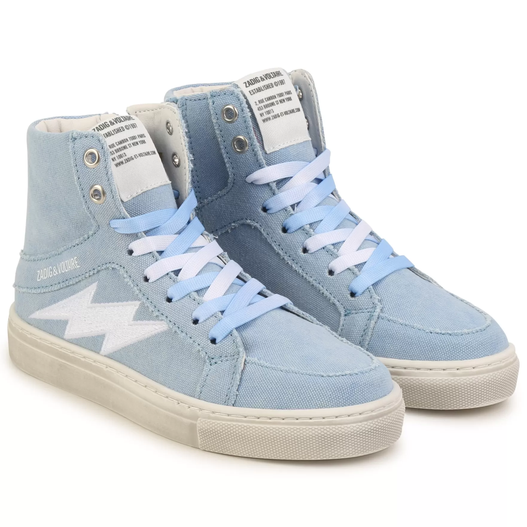 Jongen ZADIG & VOLTAIRE Sneakers Met Veters En Rits