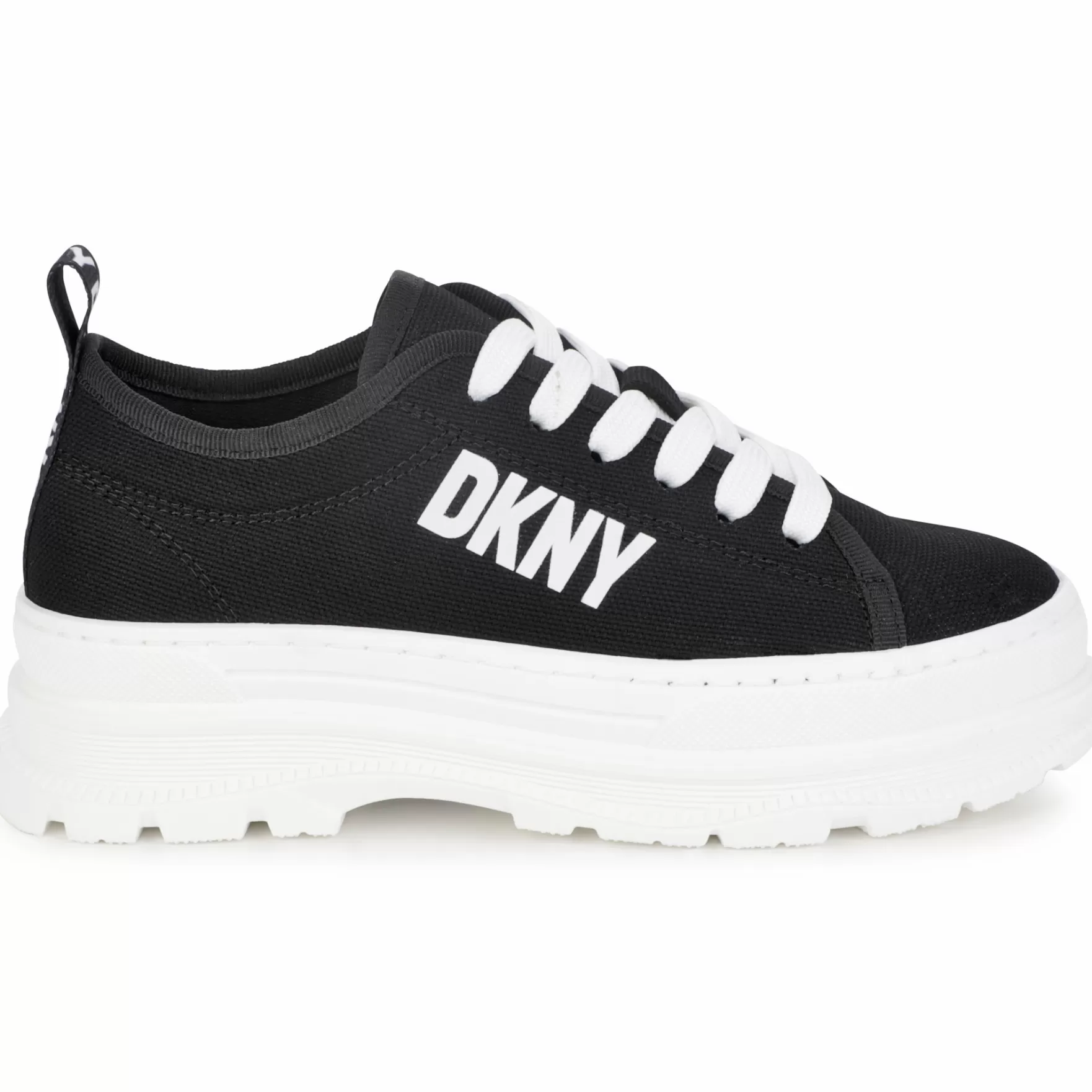 Meisje DKNY Sneakers Van Canvas Met Veters