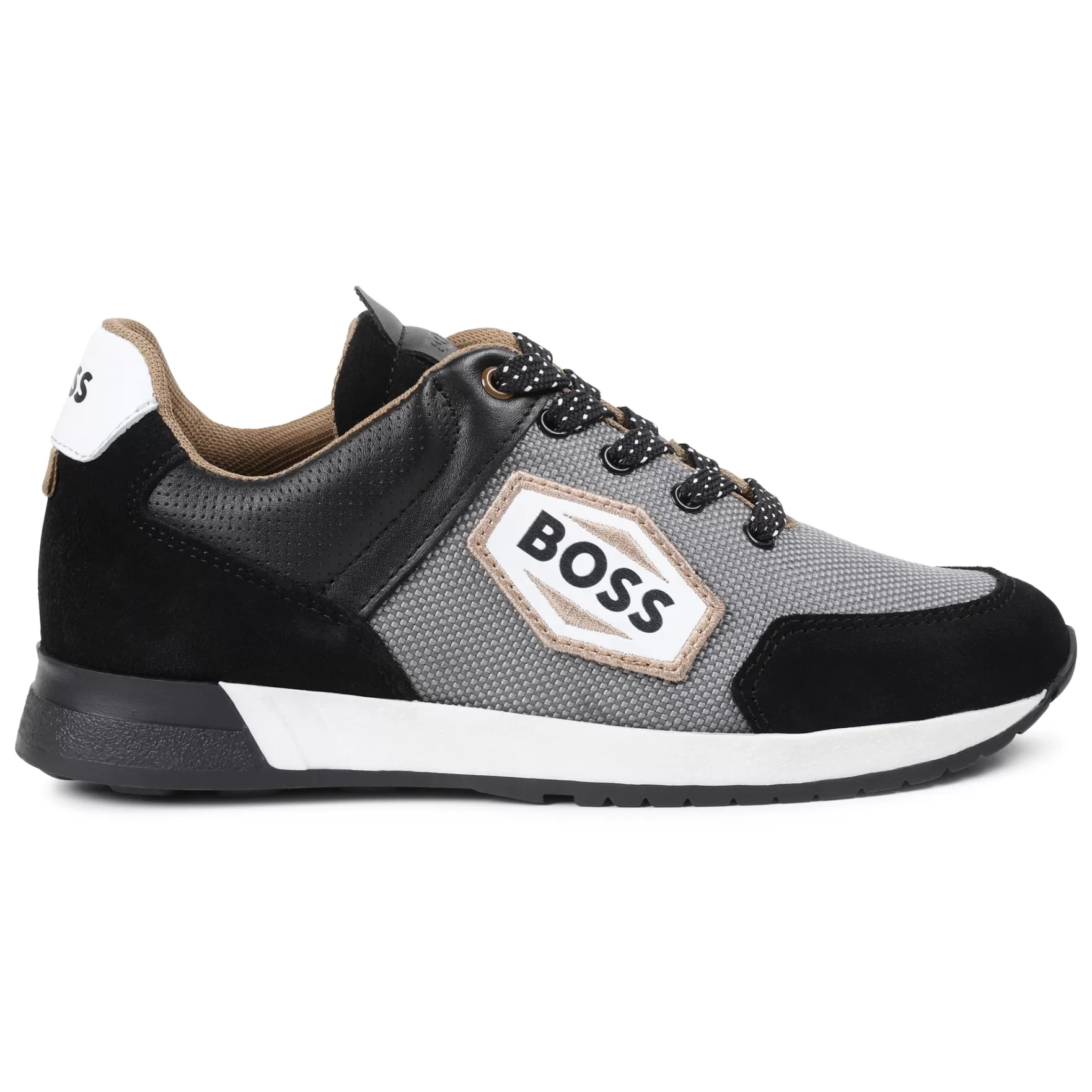 Jongen BOSS Sneakers Van Twee Materialen