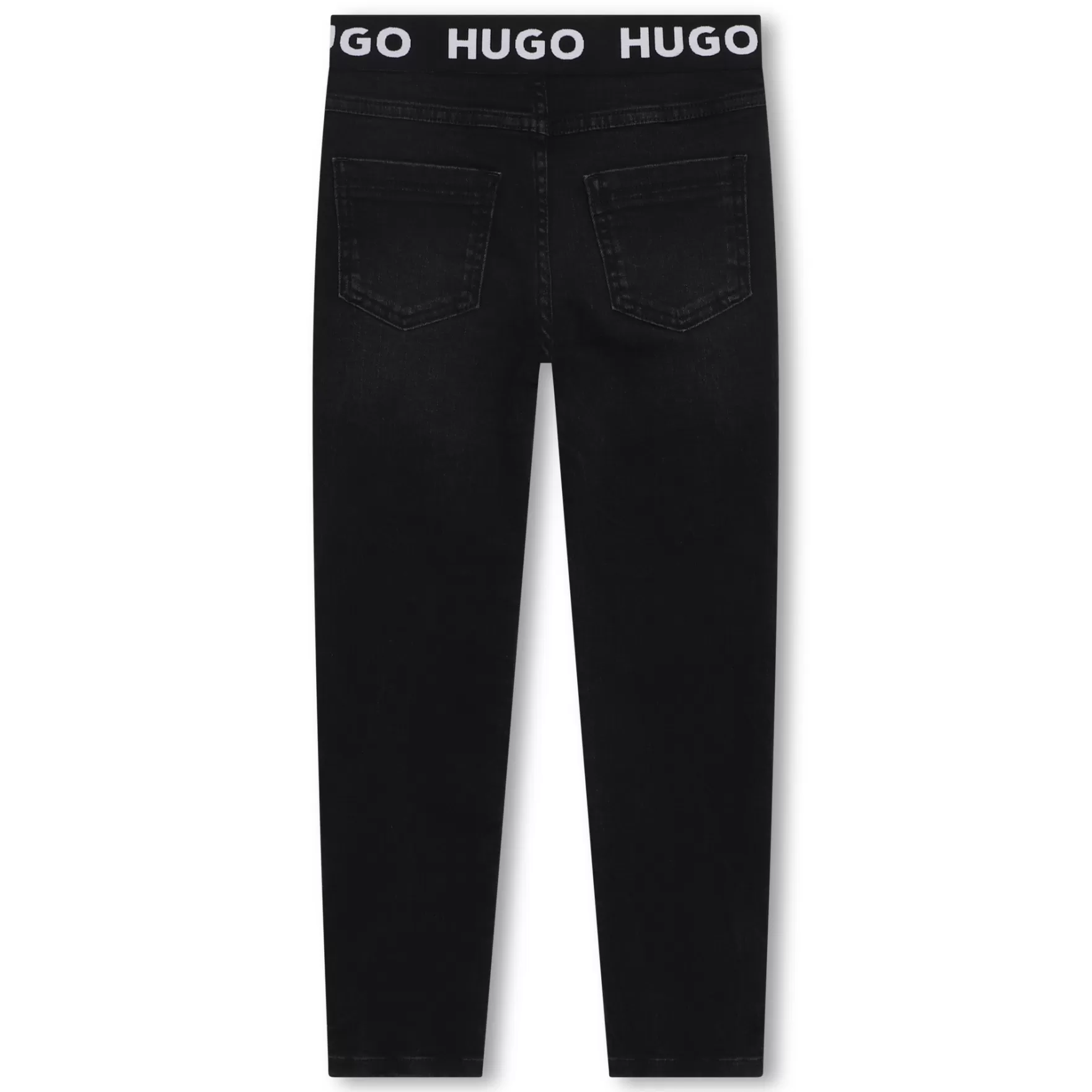 Meisje HUGO Stretch Legging, Spijkerstof