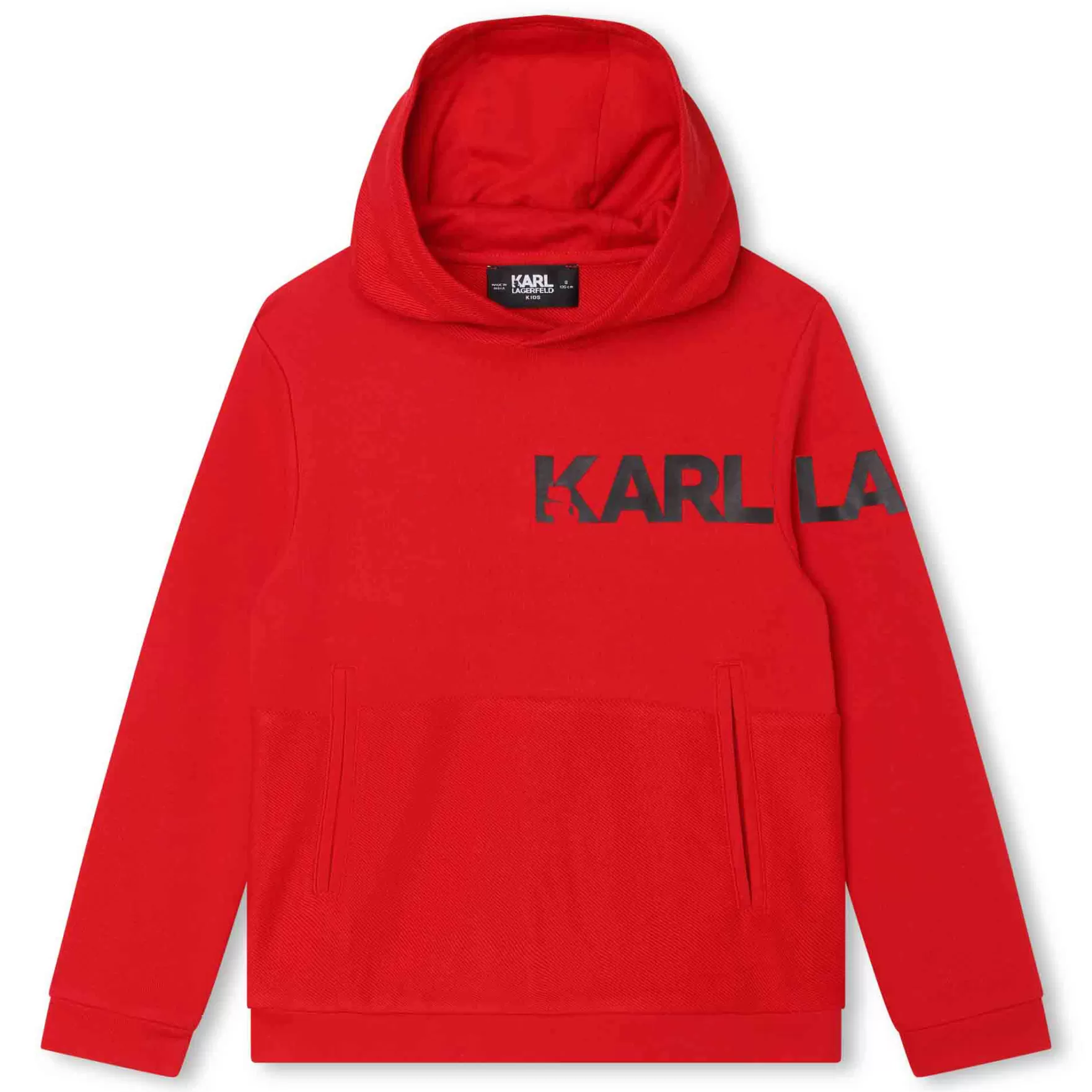 Jongen KARL LAGERFELD KIDS Sweater Met Capuchon