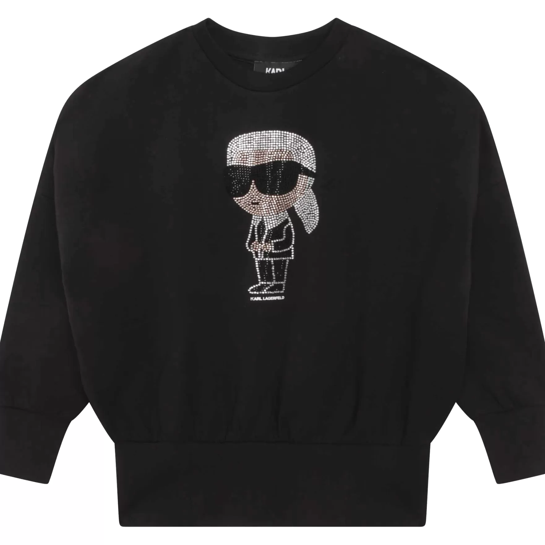 Meisje KARL LAGERFELD KIDS Sweater Met Tekening In Strass