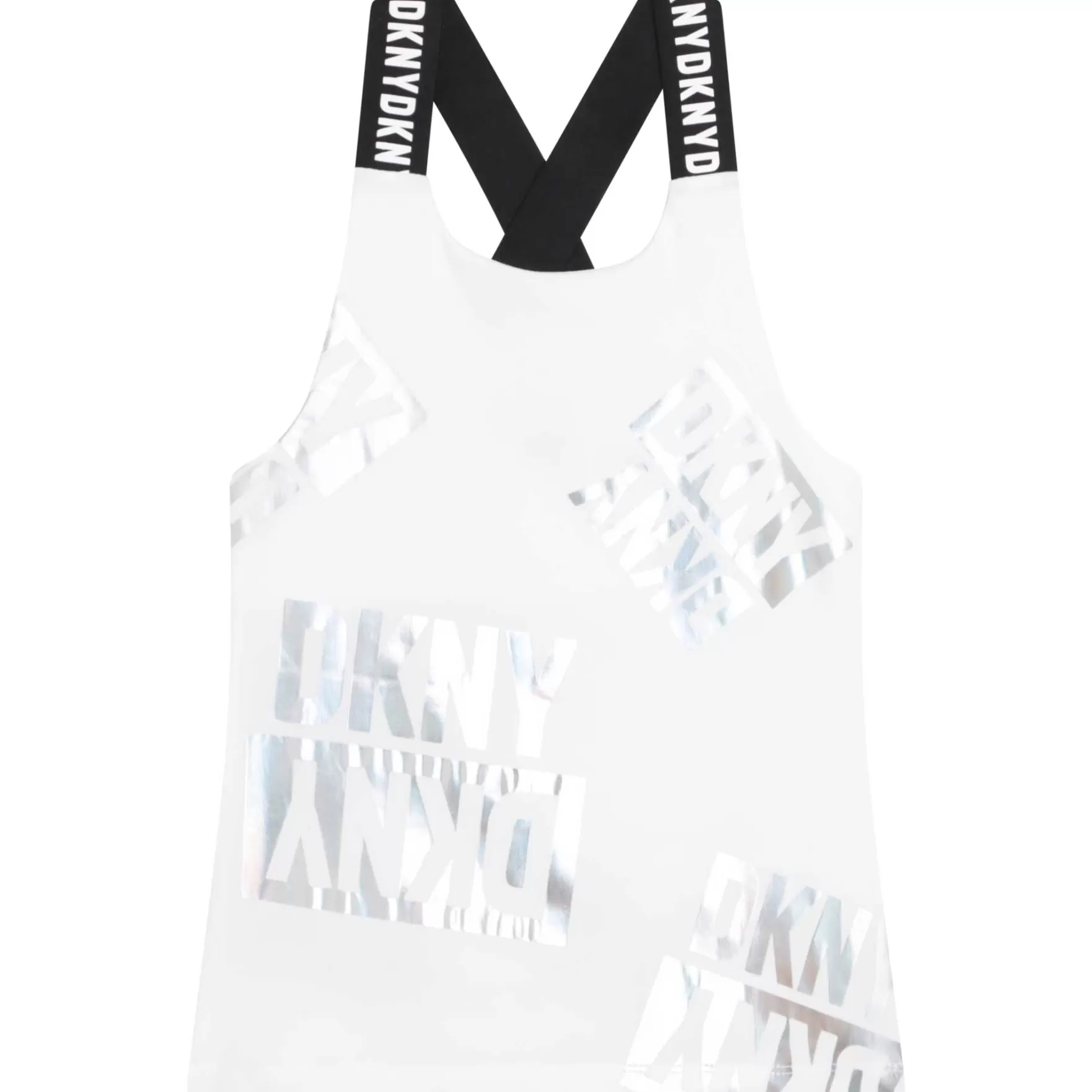 Meisje DKNY Tanktop Met Gekruiste Bandjes