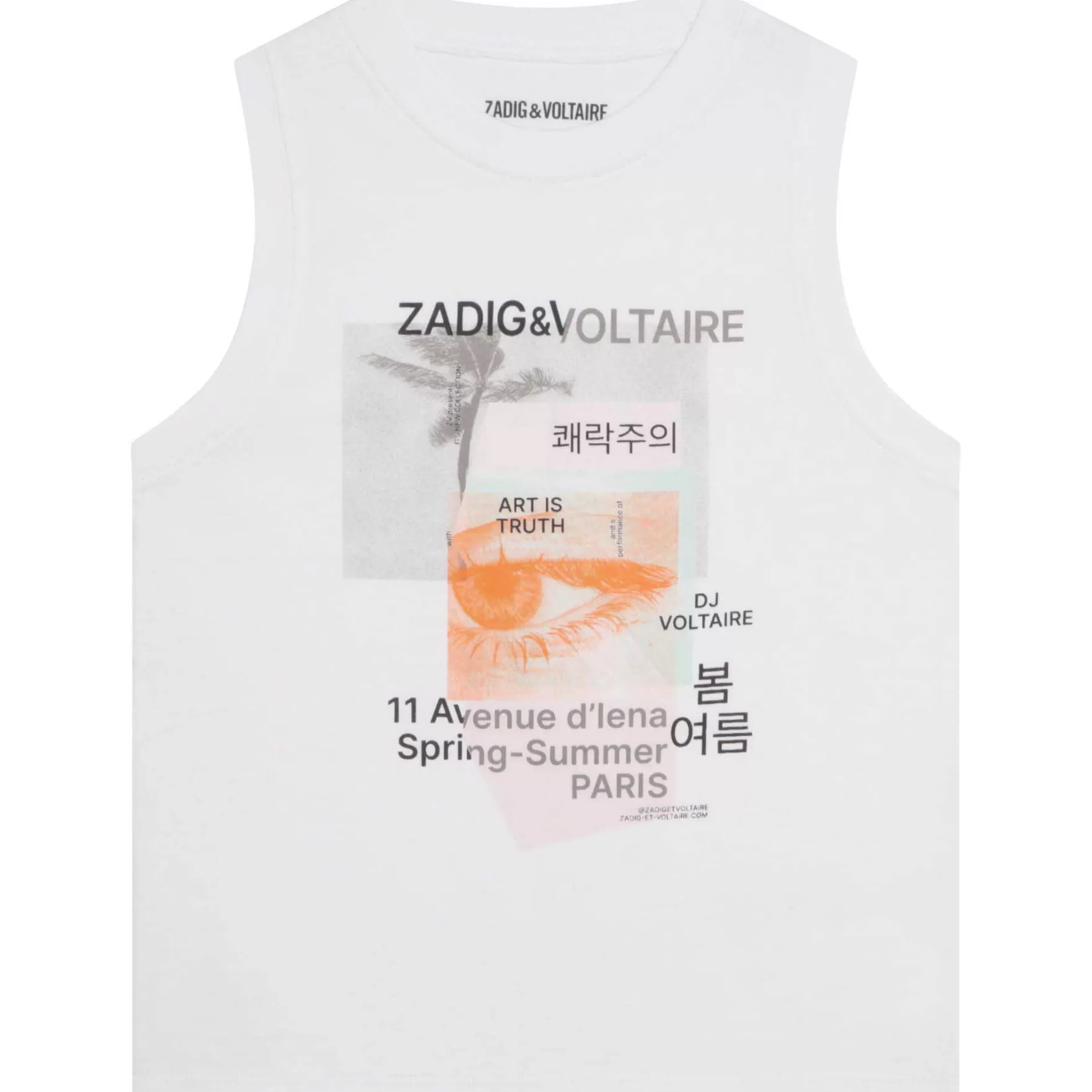 Meisje ZADIG & VOLTAIRE Tanktop Met Print