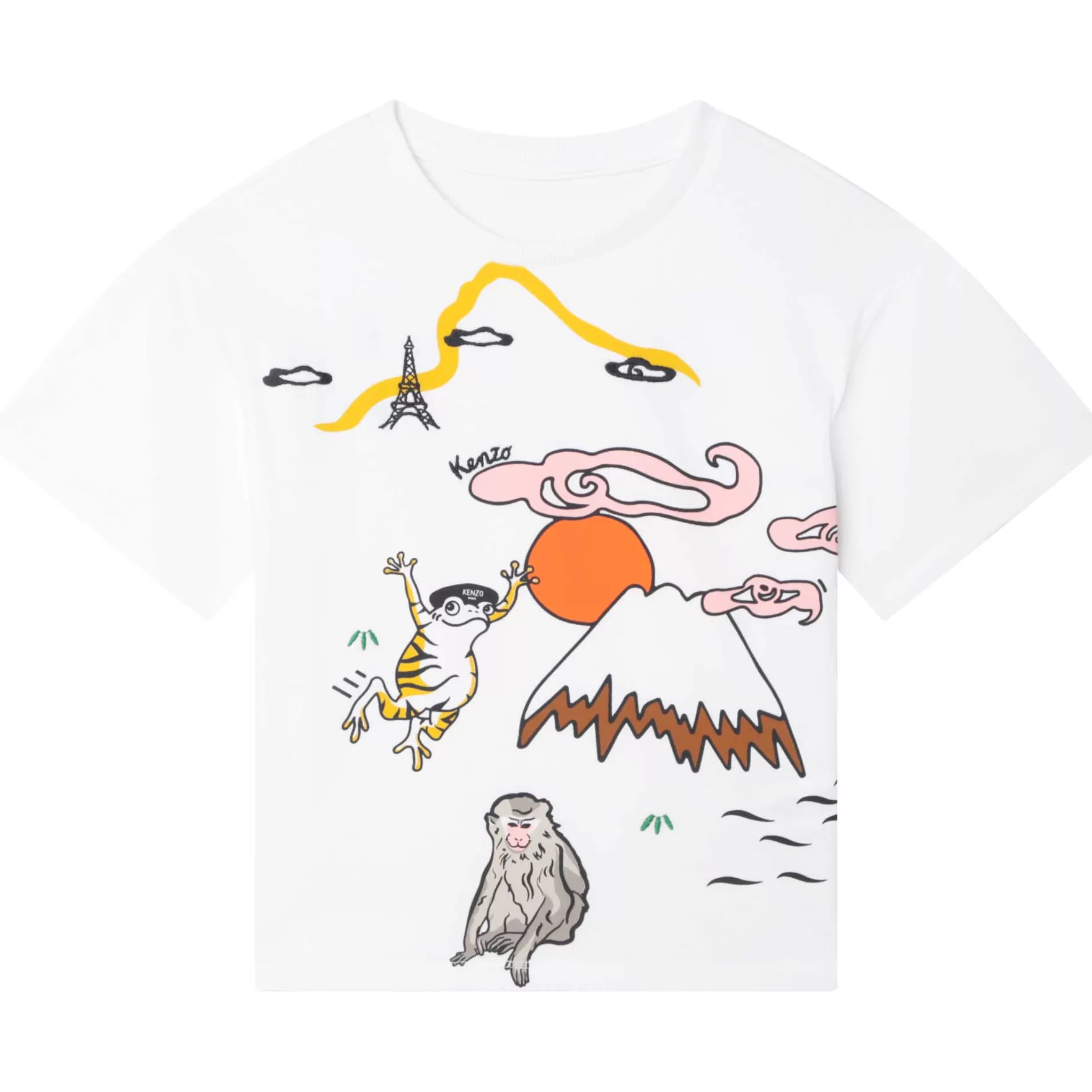 Meisje KENZO KIDS T-Shirt Met Korte Mouwen