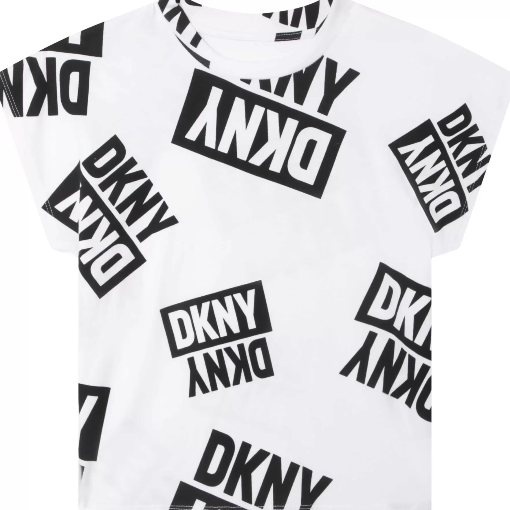 Meisje DKNY T-Shirt Met Korte Mouwen