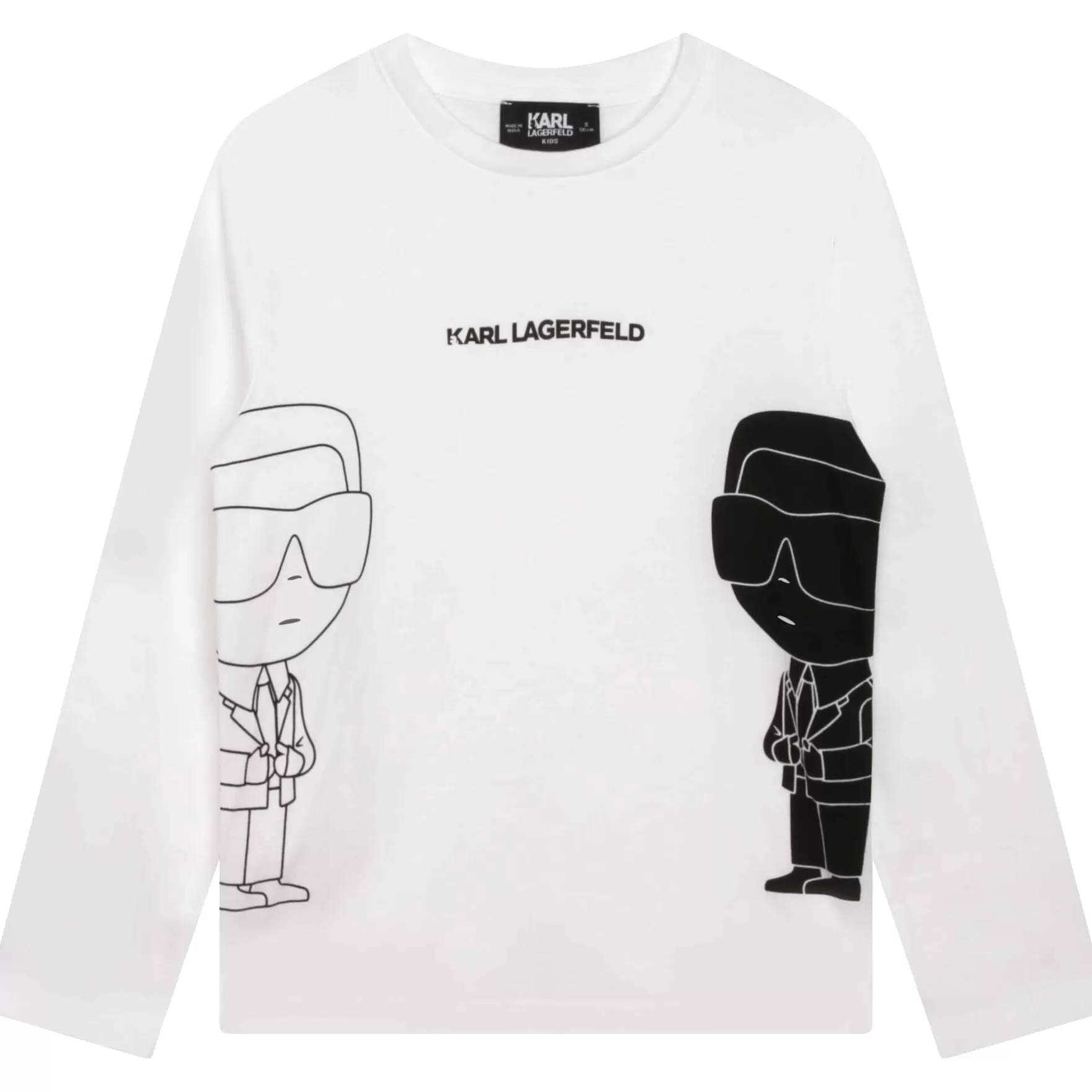 Jongen KARL LAGERFELD KIDS T-Shirt Met Lange Mouwen