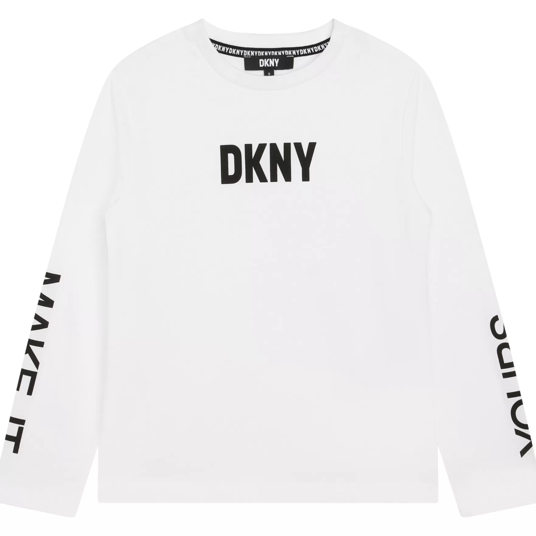 Meisje DKNY T-Shirt Met Lange Mouwen