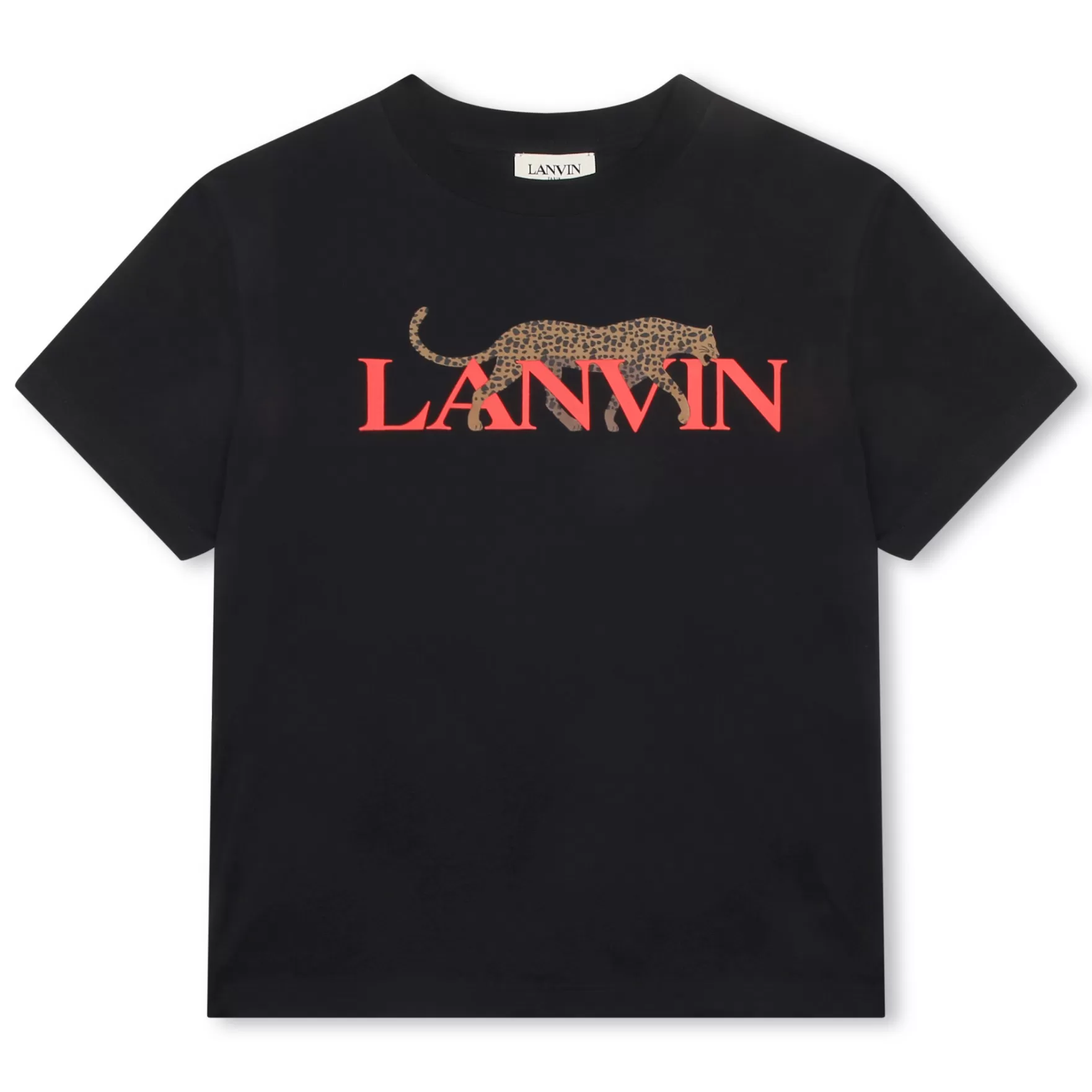 Jongen LANVIN T-Shirt Met Logo En Luipaard