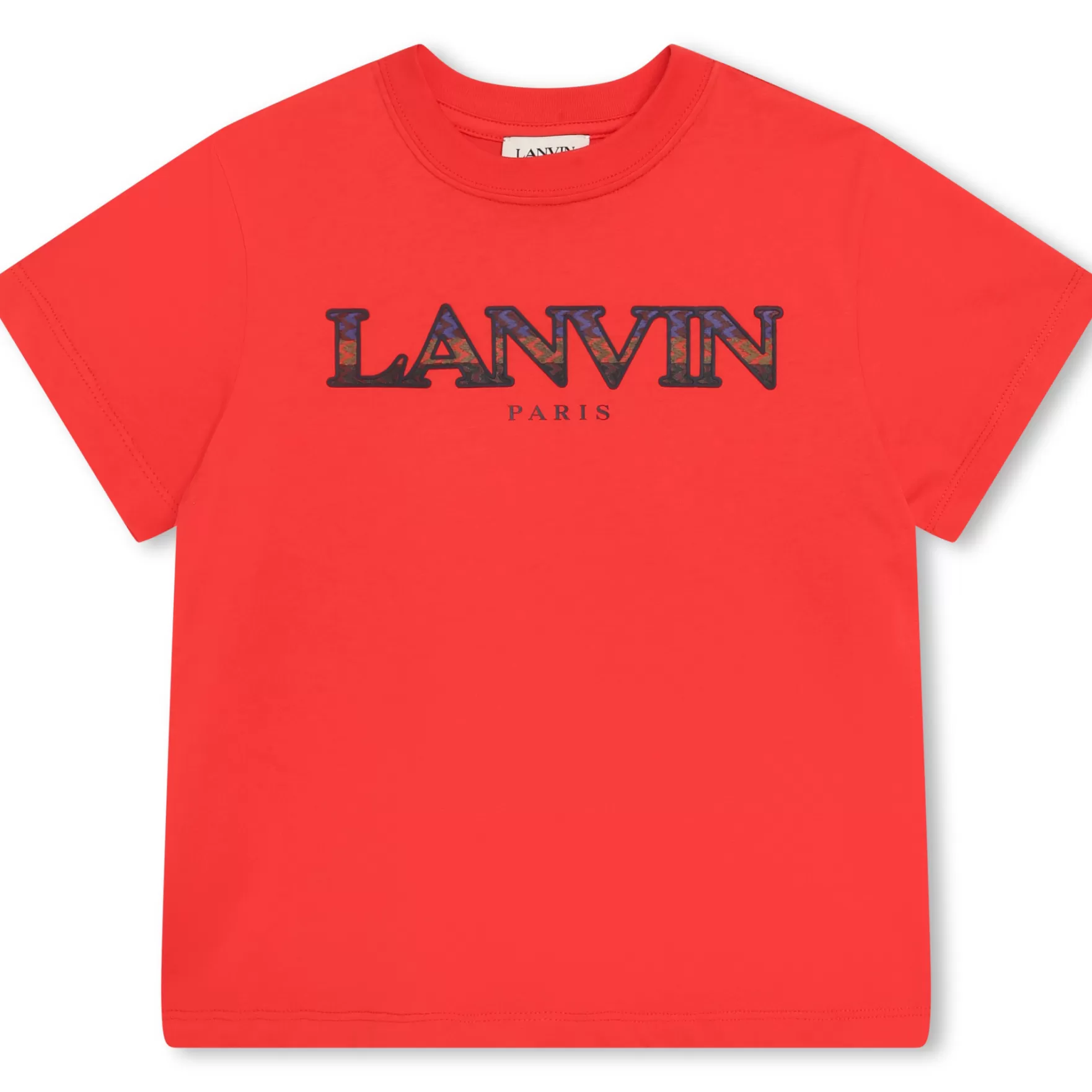 Jongen LANVIN T-Shirt Met Meerkleurig Logo