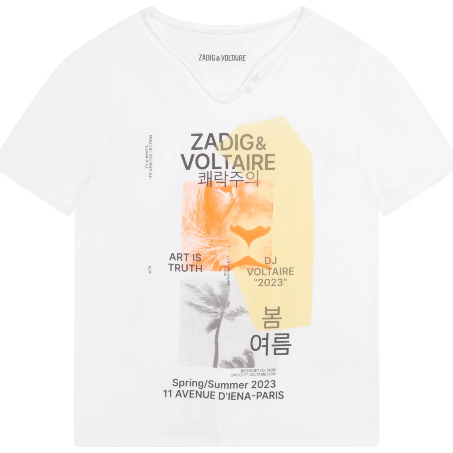 Jongen ZADIG & VOLTAIRE T-Shirt Met Print