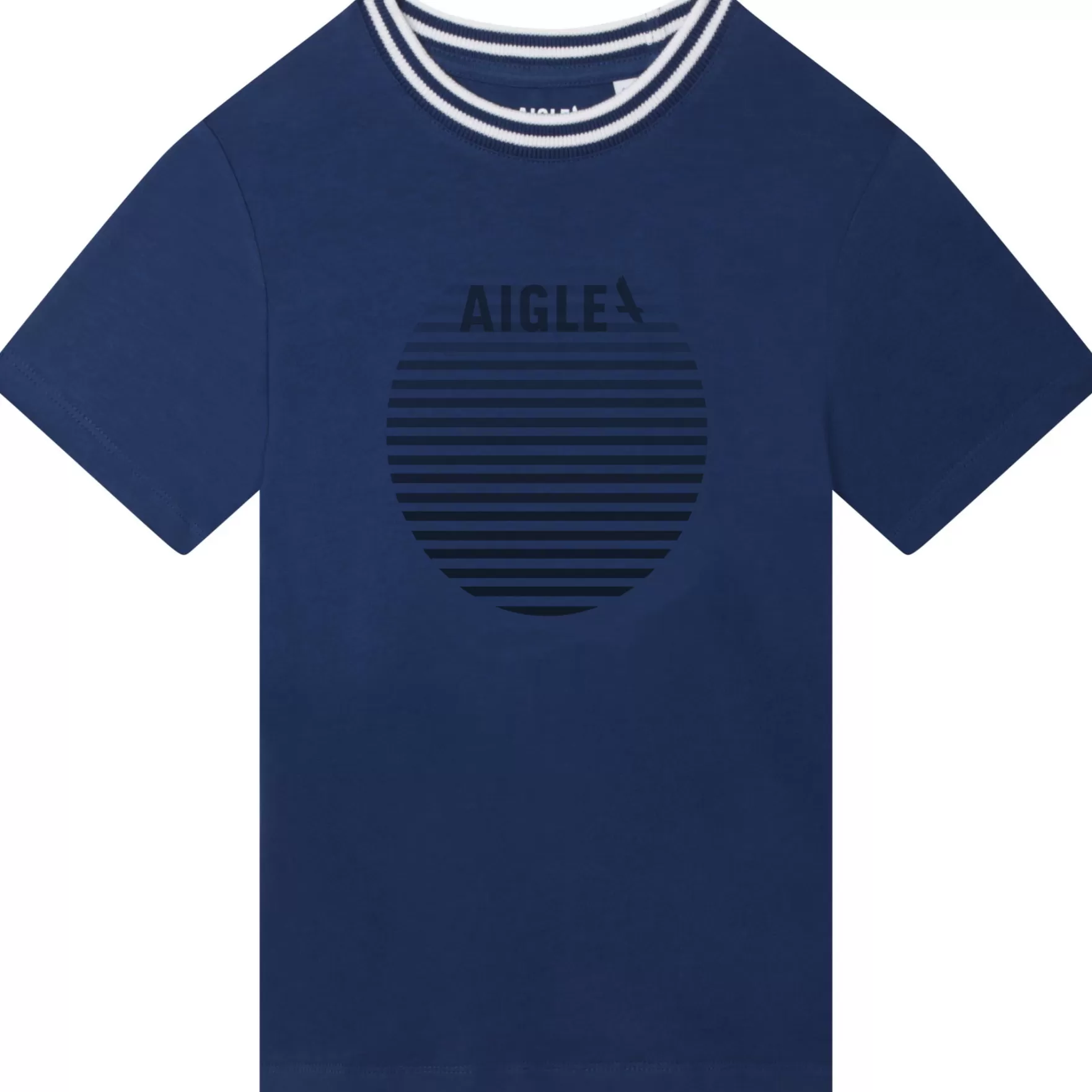 Meisje AIGLE T-Shirt Met Print En Kraag