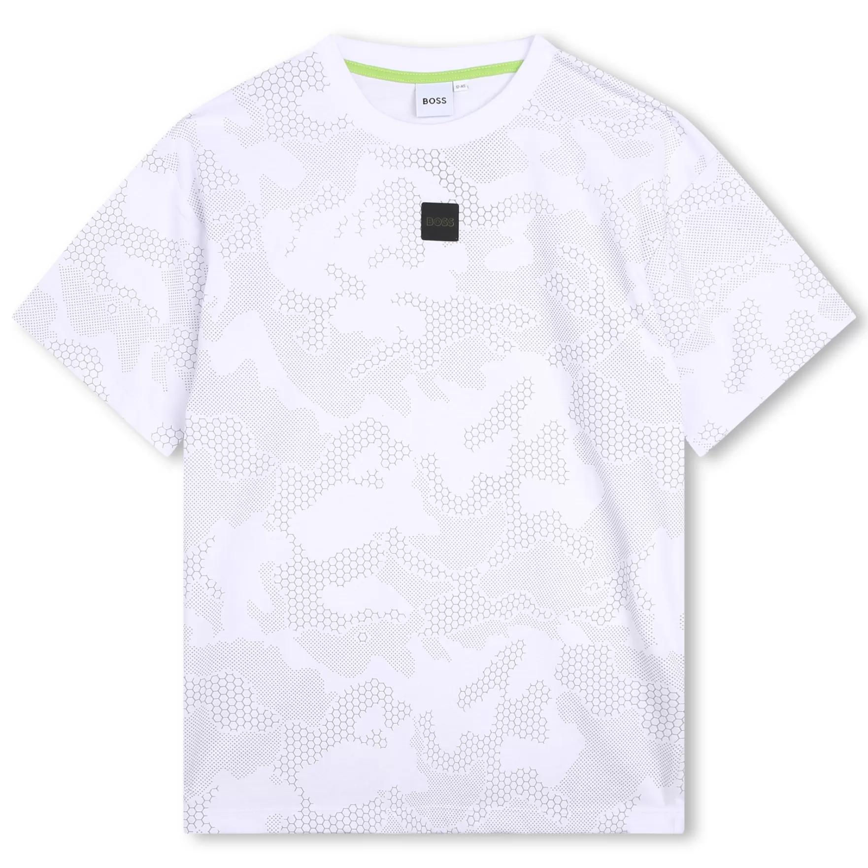 Jongen BOSS T-Shirt Met Reflecterende Print