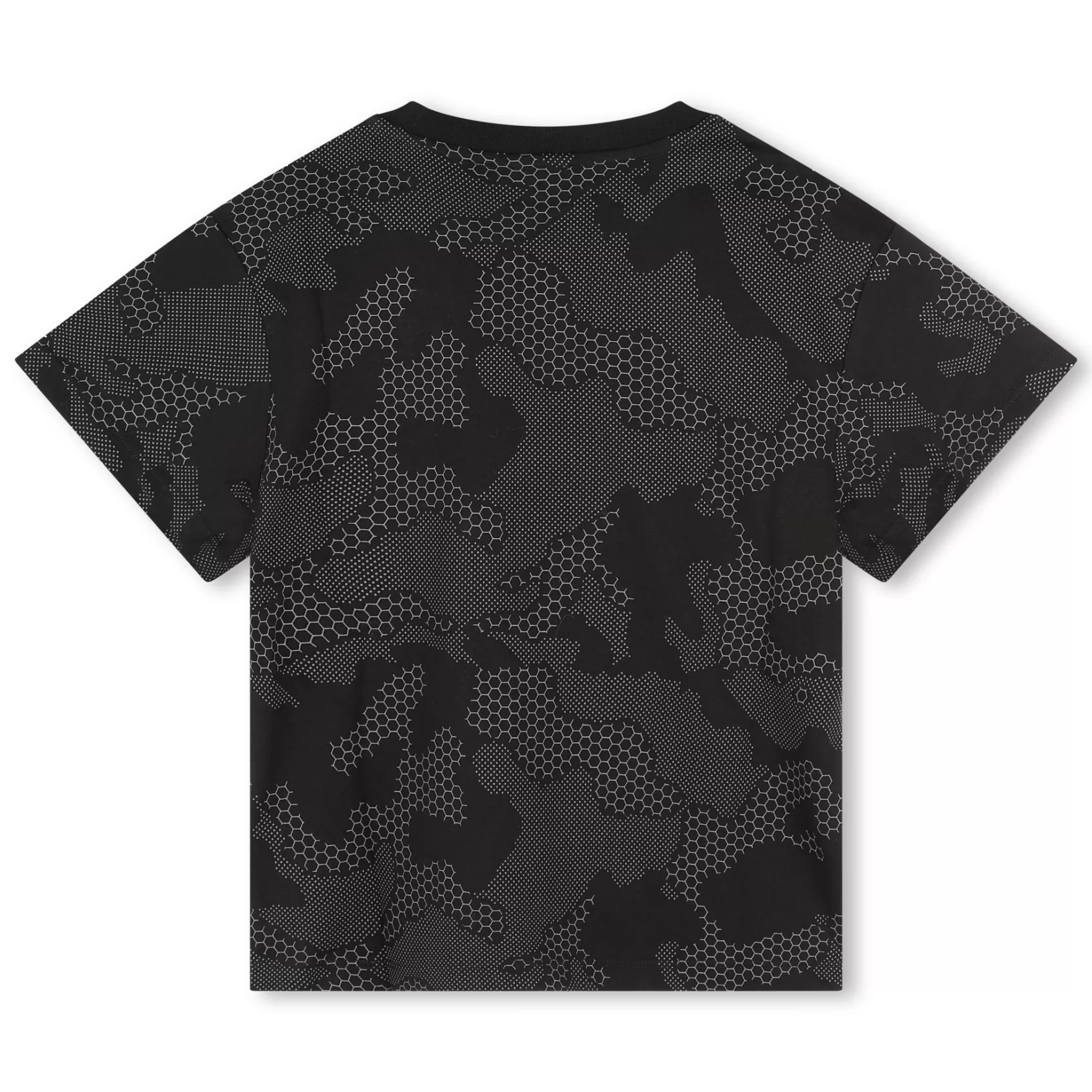 Jongen BOSS T-Shirt Met Reflecterende Print