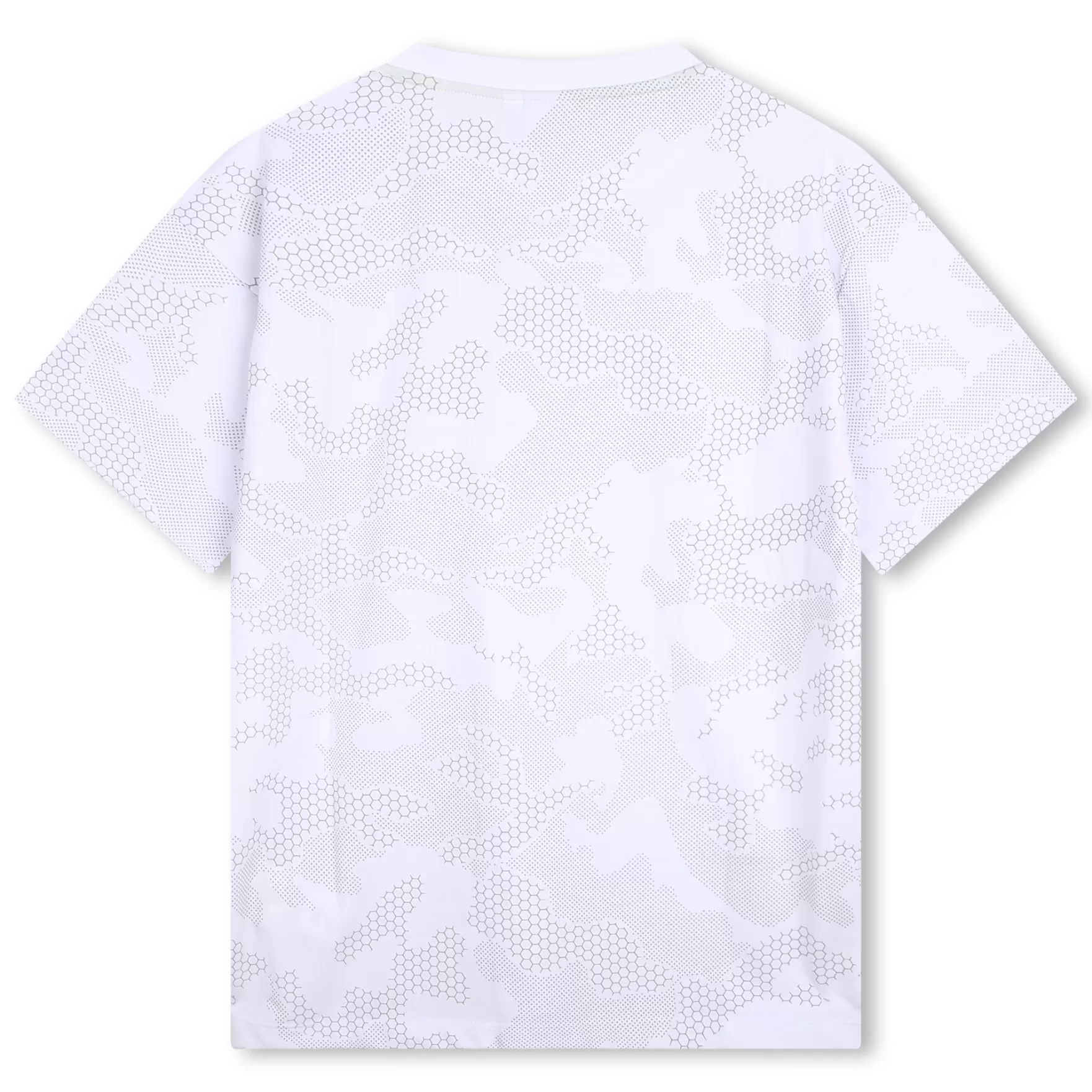 Jongen BOSS T-Shirt Met Reflecterende Print