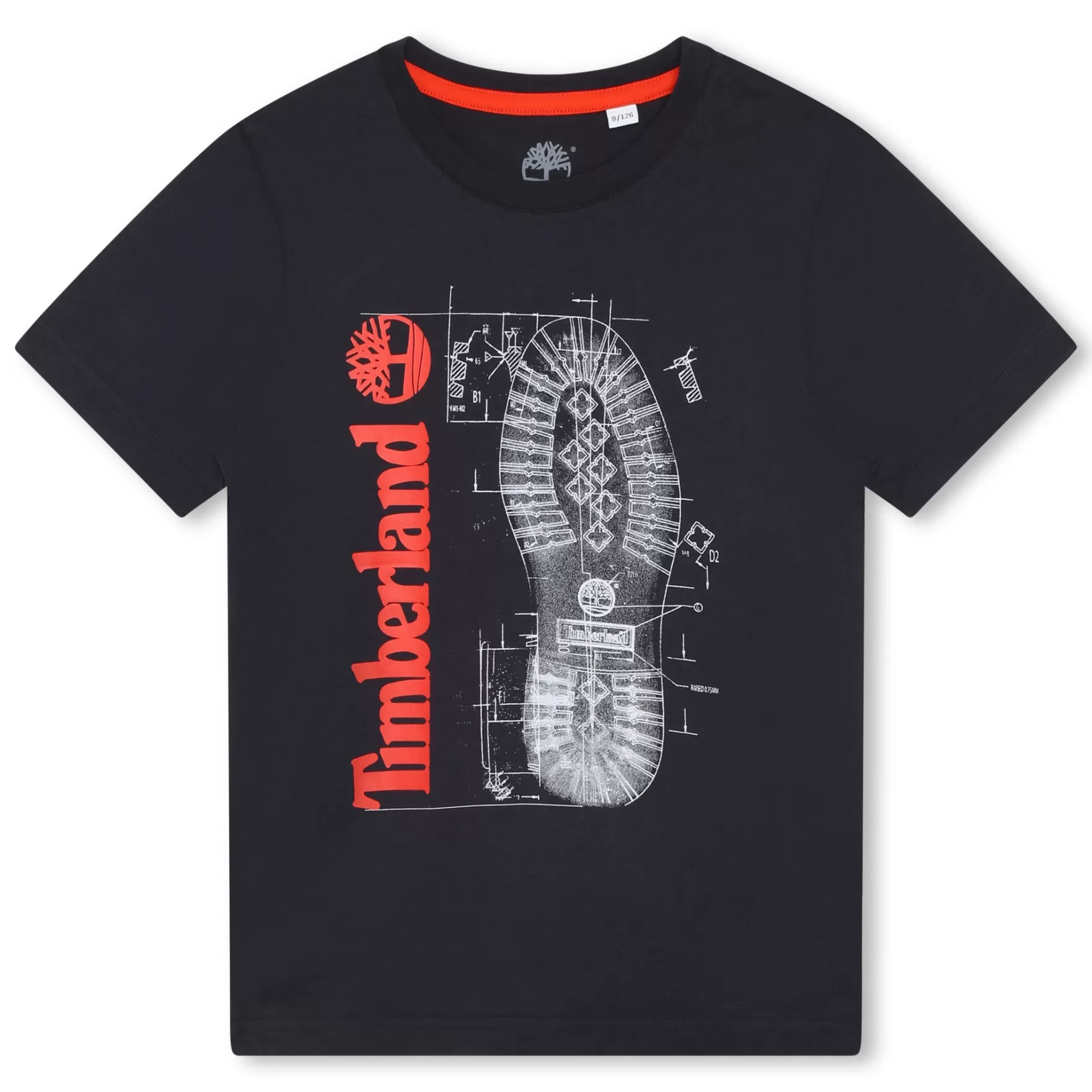 Jongen TIMBERLAND T-Shirt Met Schoenprint