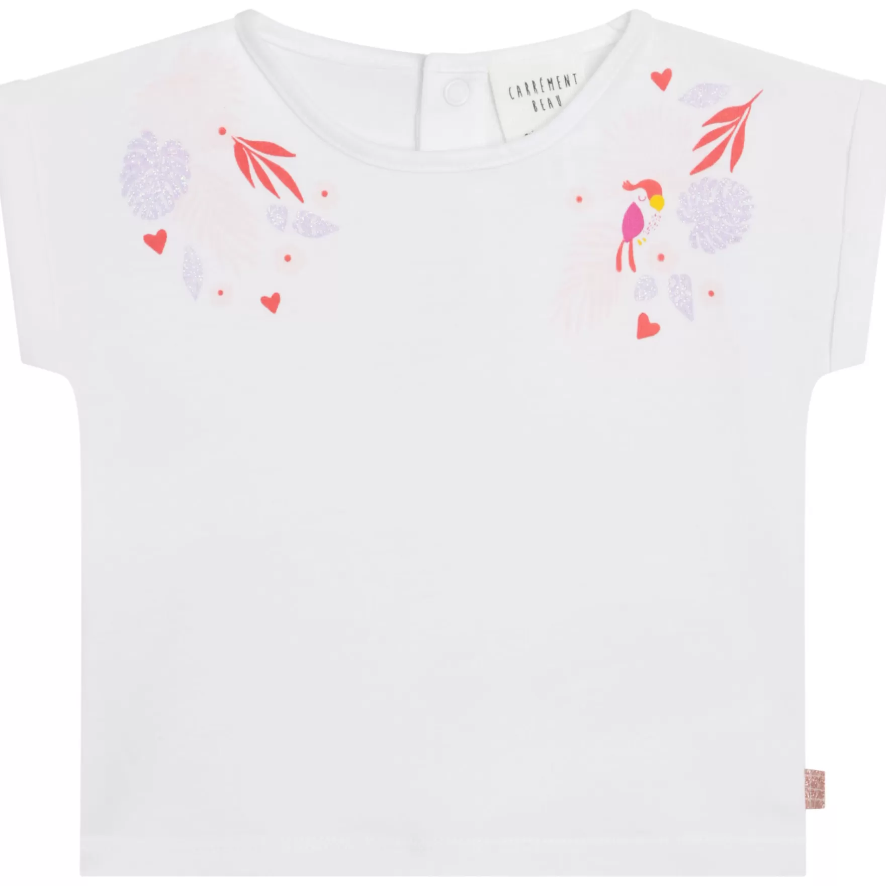 Meisje CARREMENT BEAU T-Shirt Met Schouderprint