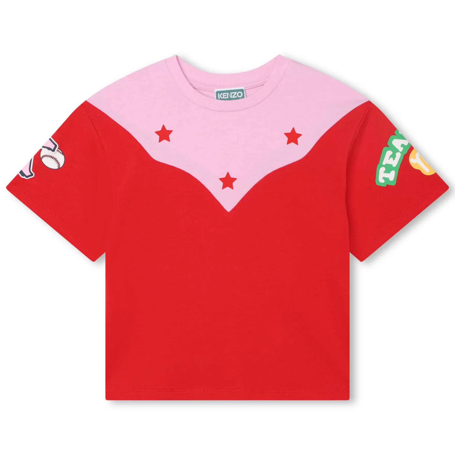 Meisje KENZO KIDS T-Shirt Met Zeefdruk