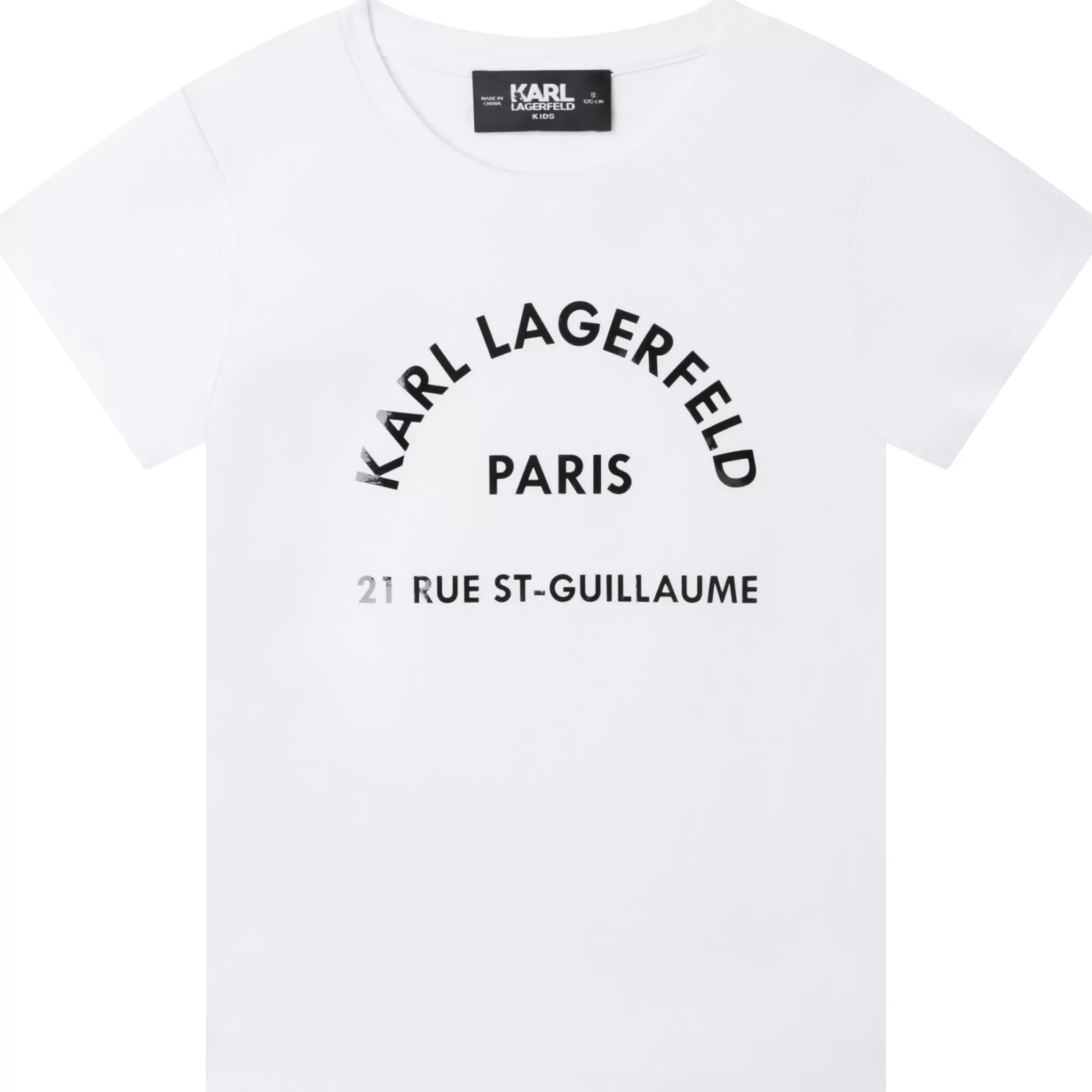 Meisje KARL LAGERFELD KIDS T-Shirt Van Katoen En Modal