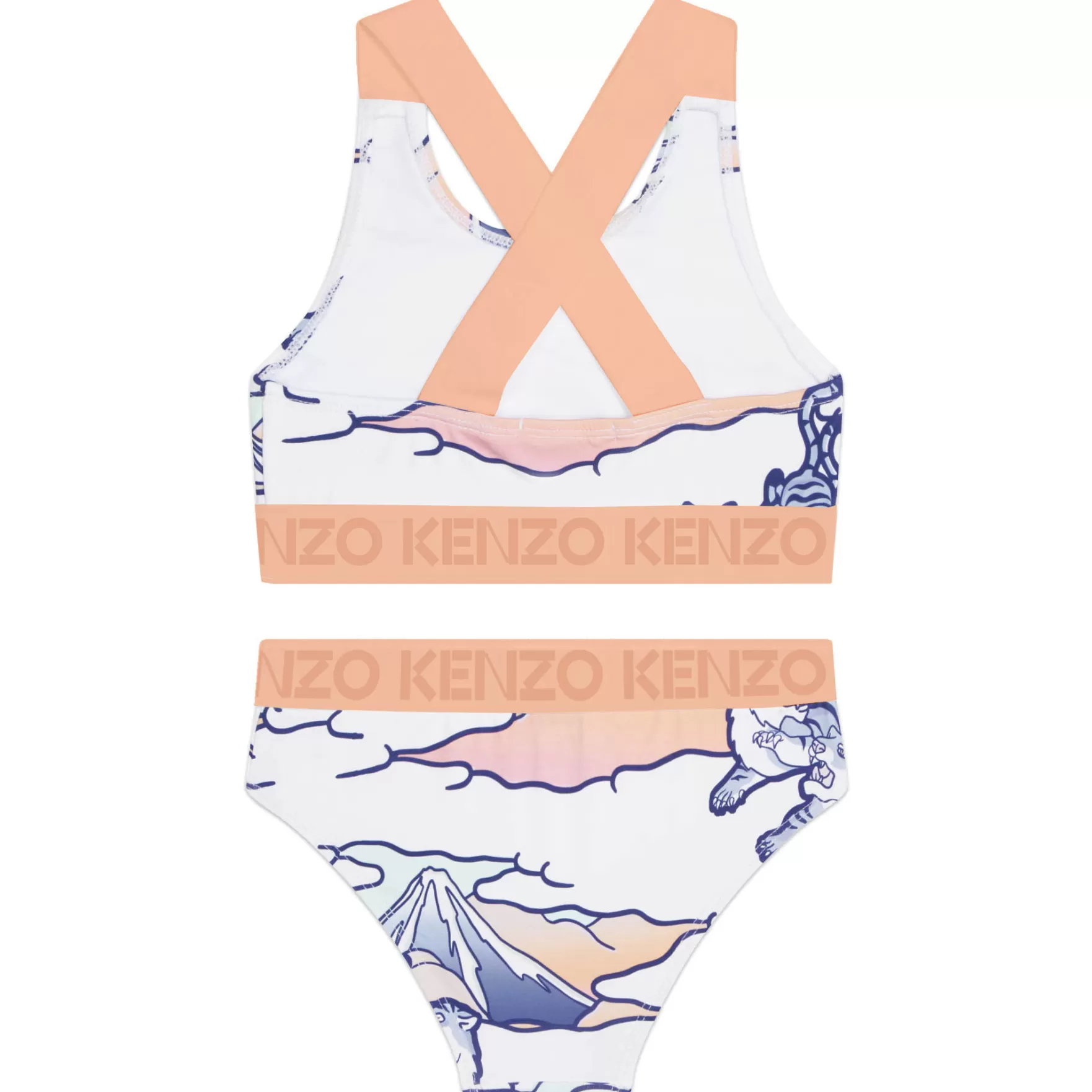 Meisje KENZO KIDS Tweedelig Badpak Met Print