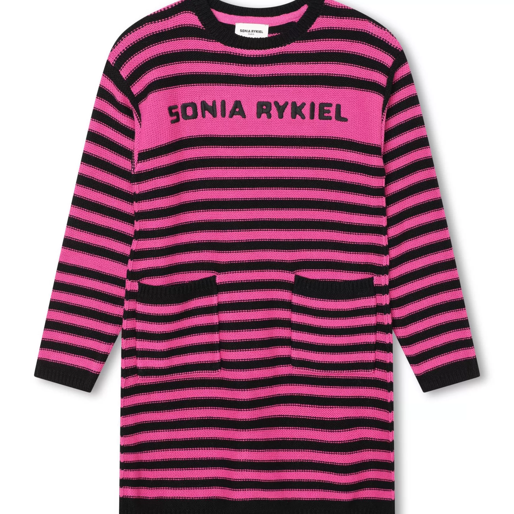 Meisje SONIA RYKIEL Tweekleurig Gestreept Jurkje