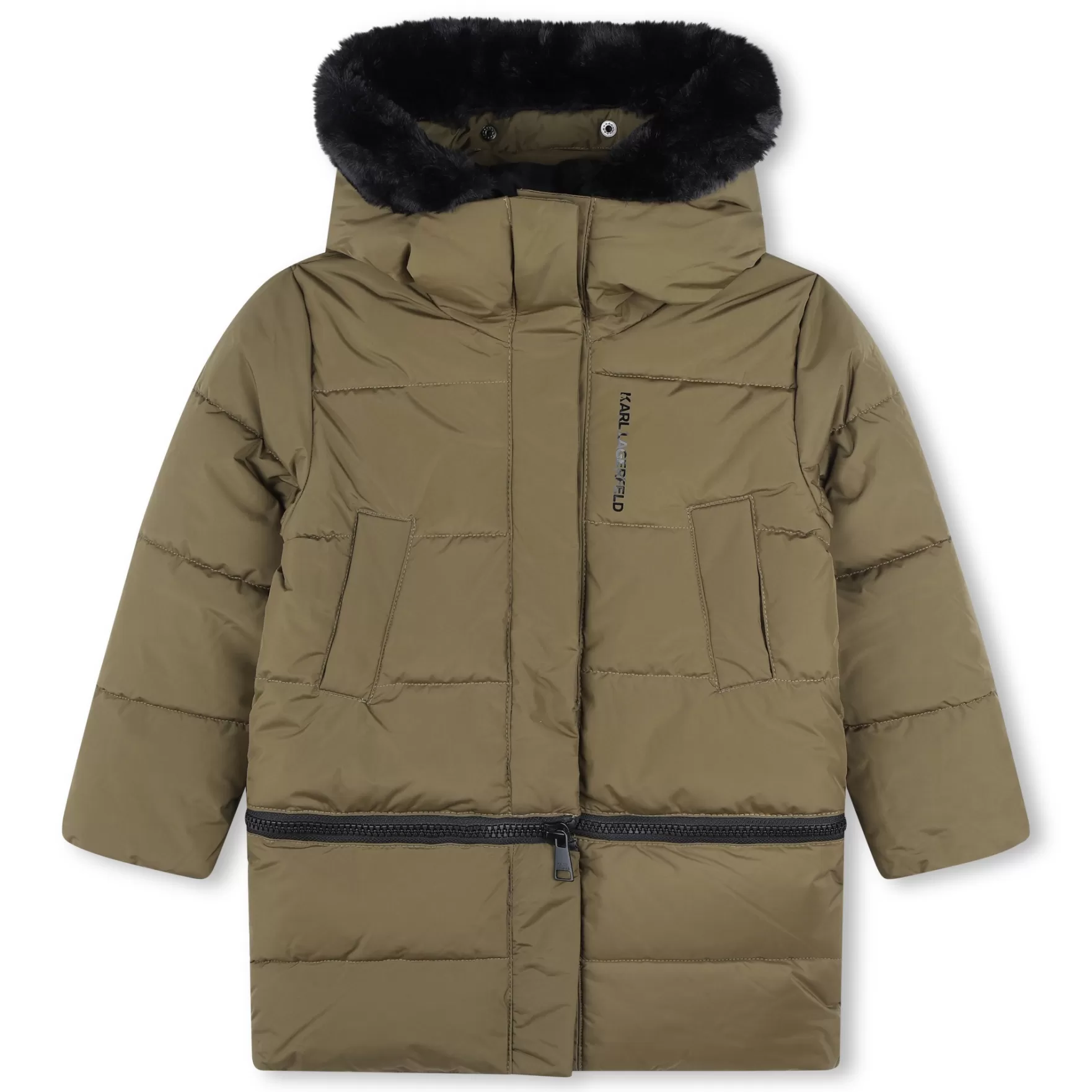 Meisje KARL LAGERFELD KIDS Waterdichte 2-In-1 Anorak